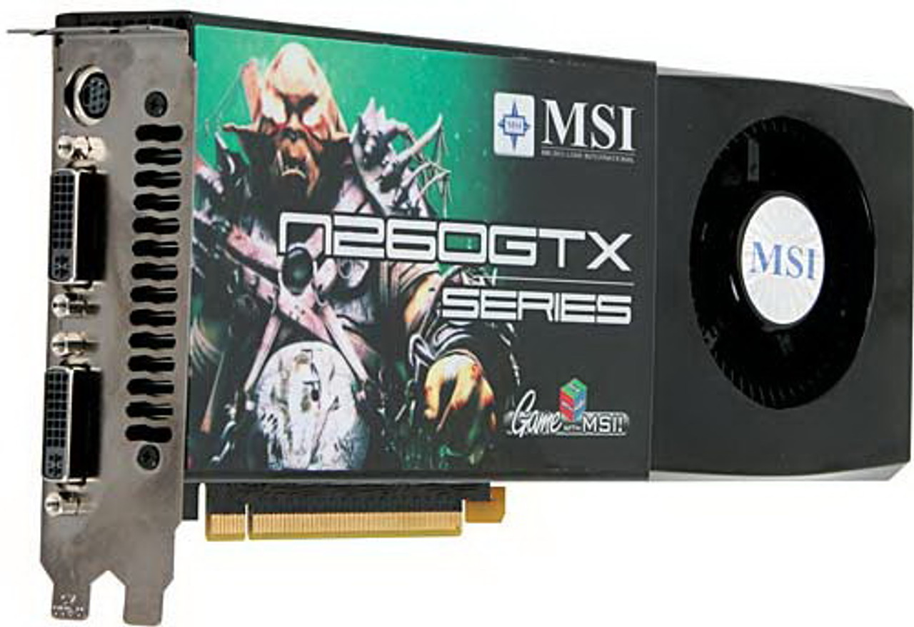 N260GTX-T2D896-OCV3 MSI Geforce Gtx260 896MB PCI-Express