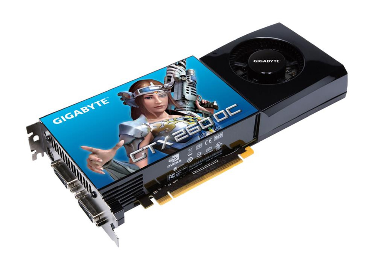 GV N26OC 896H Gigabyte Graphics Adapter Nvidia Geforce Gtx 260 Pci