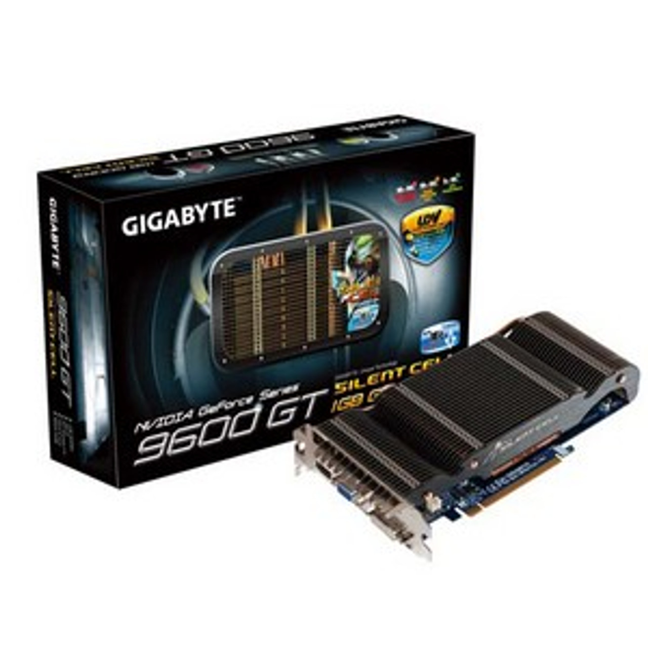 Gigabyte характеристики. Gigabyte 9600gt 512mb. Gigabyte 9600gt 1gb ddr3 256bit. GV-n96tsl-1gi. Gigabyte GEFORCE 9600 gt.