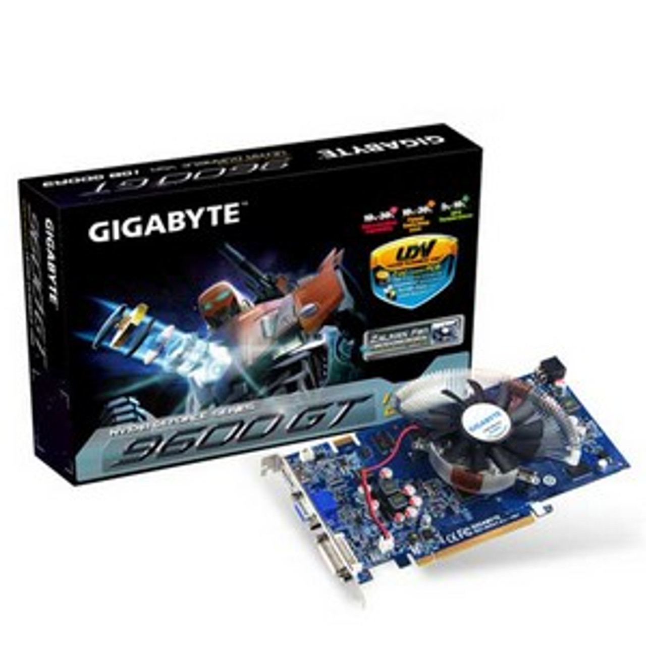 GV N96TZL 1GI Gigabyte Graphics Adapter Nvidia Geforce 9600 Gt Pci Express 2.0 X16 1GB Gddr3 S