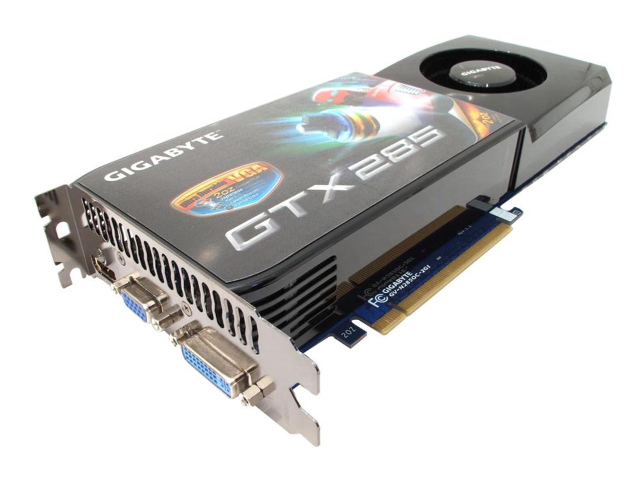 GV N285OC 2GI Gigabyte Nvidia GeForce GTX 285 2GB GDDR3 512 Bit PCI Express 2.0 Video Graphics Card