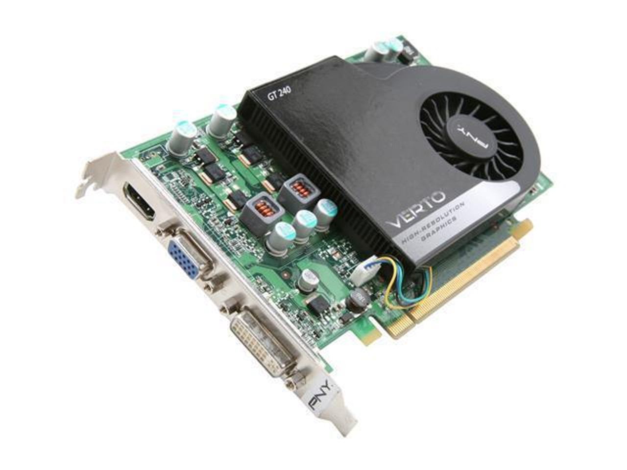 RVCGGT2405G5XXB PNY GeForce GT 240 512MB 128-Bit GDDR5 PCI Express