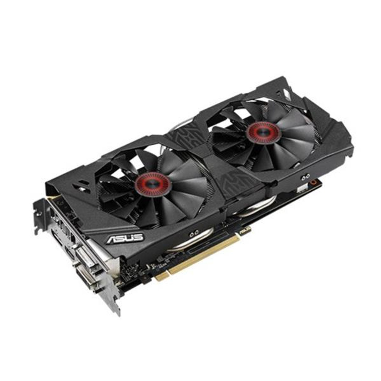 STRIX-GTX970-DC2OC-4GD5 ASUS Nvidia GeForce GTX 970 4GB GDDR5 256-Bit HDMI  / DisplayPort / DVI-I / DVI-D / HDCP Support PCI-Express 3.0 Video Graphics