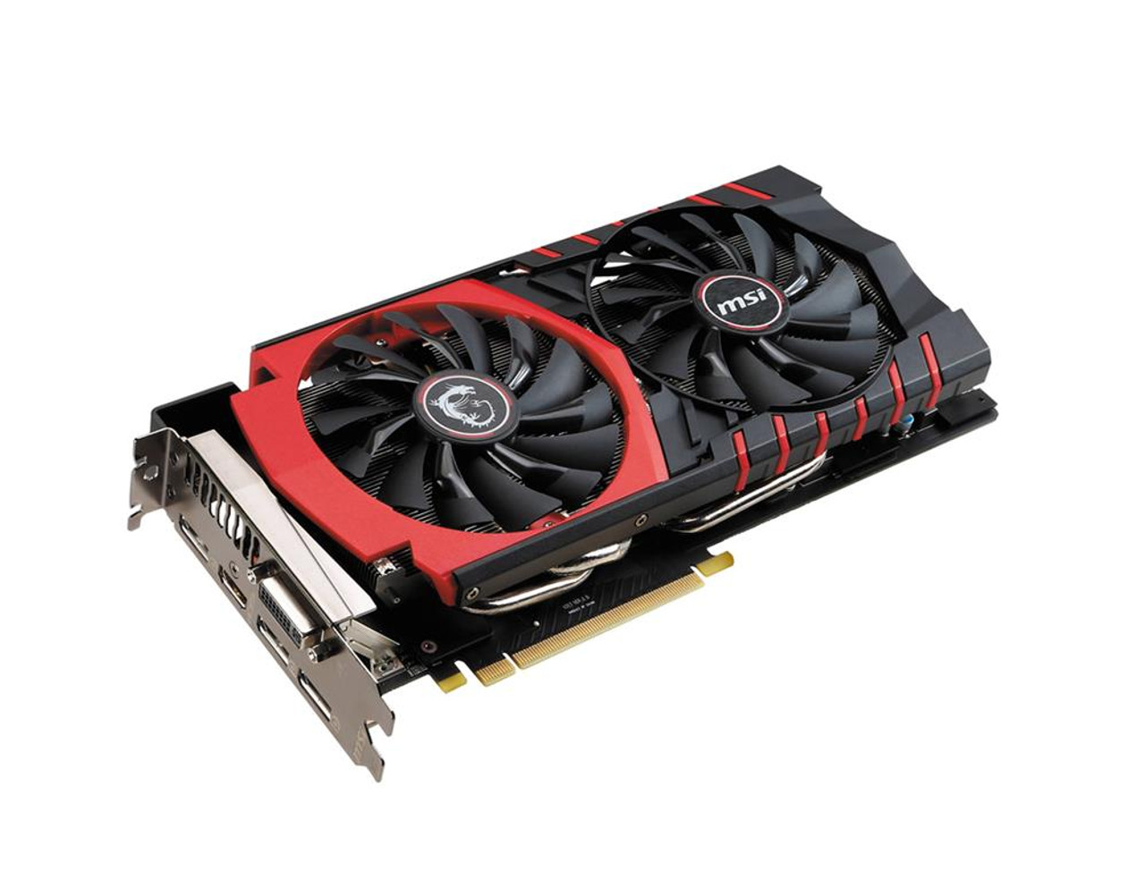 MSI-980G4G MSI NVidia GeForce GTX 980 Gaming 4GB GDDR5 256-Bit Dual Link  DVI/HDMI/3x DisplayPort PCI Express 3.0 x16 Video Graphics Card