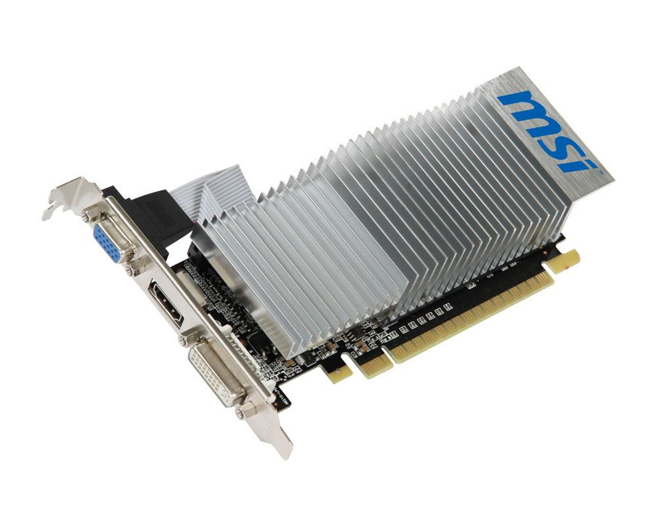 N2101GD3HLP MSI NVidia GeForce 210 1GB DDR3 DVI HDMI PCI Express