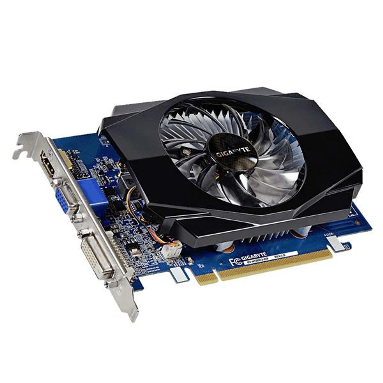 GV-N730D3-1GI Gigabyte GeForce GT 730 1GB DDR3 64-bit Dual-link DVI-D /  D-Sub / HDMI PCI Express 2.0 Video Graphics Card