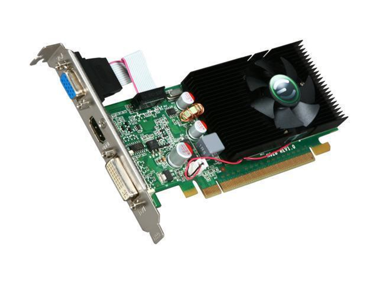 512 P3 1215 LA EVGA GeForce 210 512MB 64 bit DDR3 PCI Express 2.0 x16 HDCP Ready Video Graphics Card