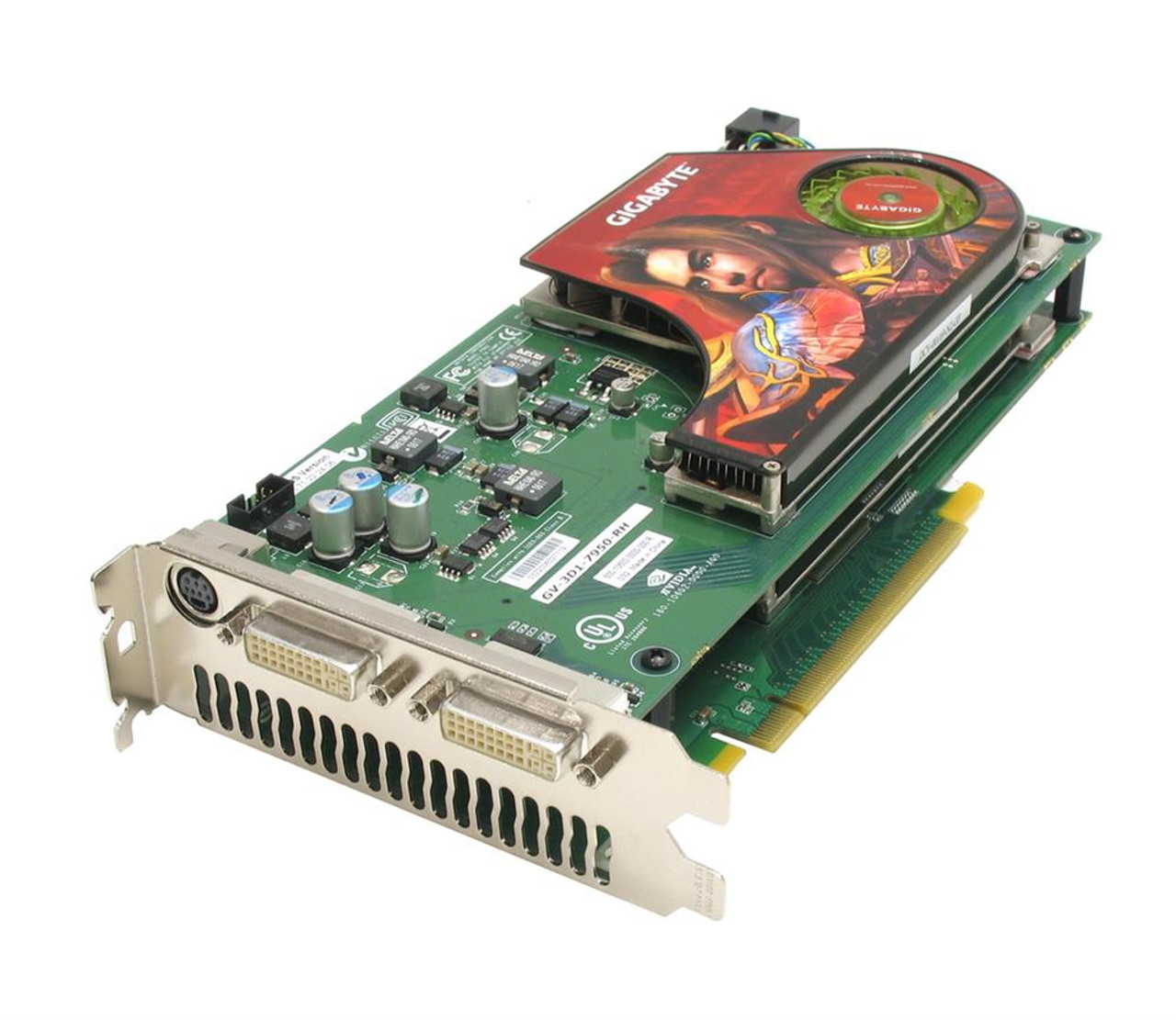 GV-3D1-7950-RH Gigabyte GeForce 7950 GX2 Graphic Card 1GB GDDR3