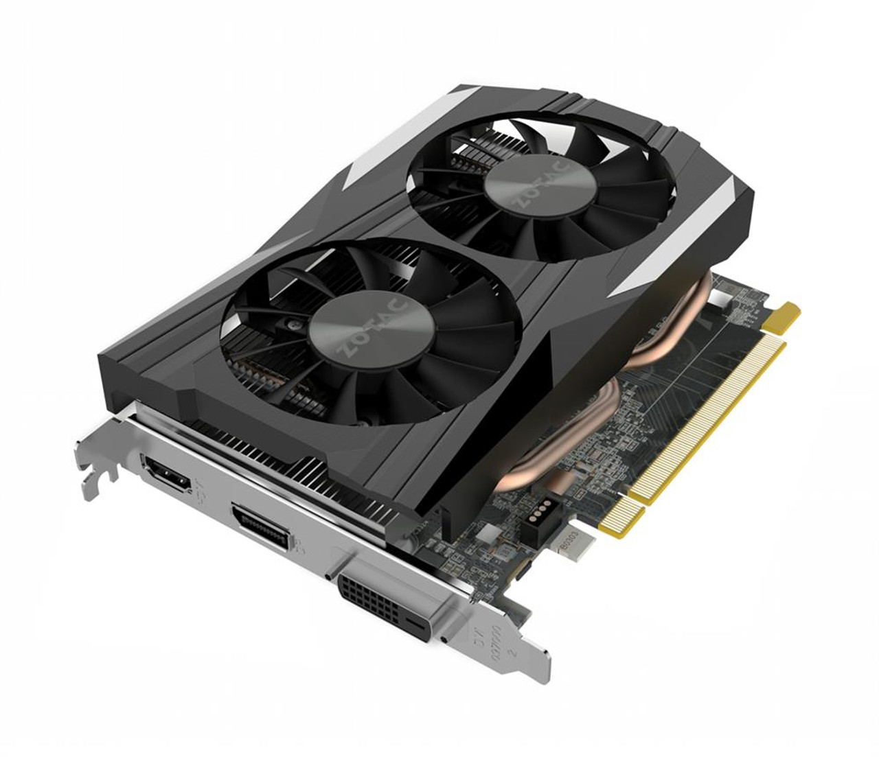 ZT-P10510B-10L Zotac GeForce GTX 1050 Ti Graphic Card 1.39 GHz Core 1.51  GHz Boost Clock 4GB GDDR5 PCI Express 3.0 Dual Slot Space Required