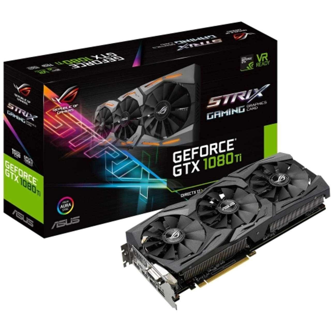 90YV0AM1-M0NA00 ROG ROG-STRIX-GTX1080TI-11G-GAMING GeForce GTX