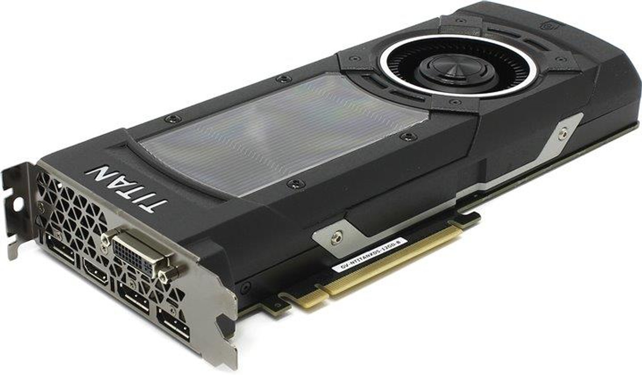 GV-NTITANXD5-12GD-B Gigabyte GeForce GTX TITAN X 12GB GDDR5 384-Bit HDMI /  3x DisplayPort / Dual-Link DVI-I PCI-Express 3.0 Video Graphics Card