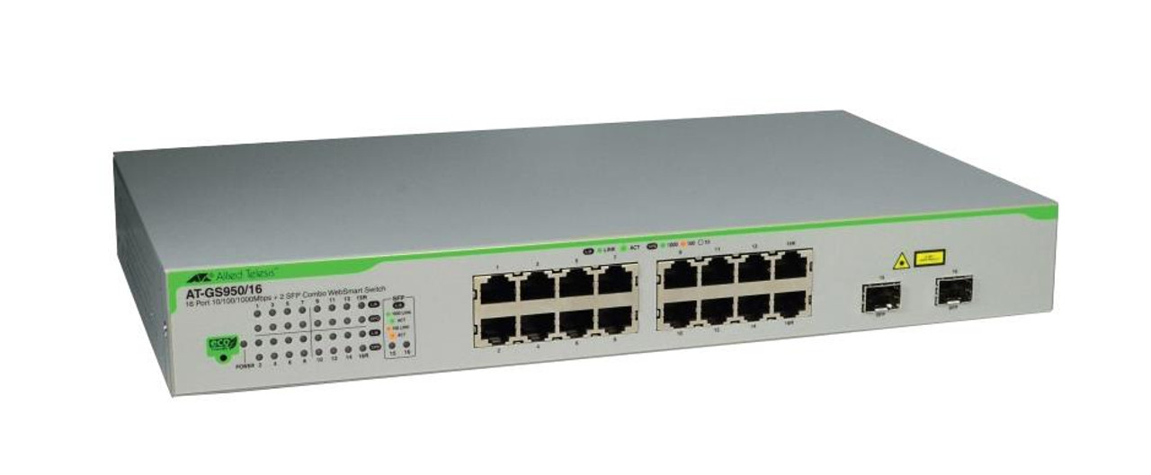 AT-GS950/16 Allied Telesis 16-Ports 10/100/1000T Websmart Switch