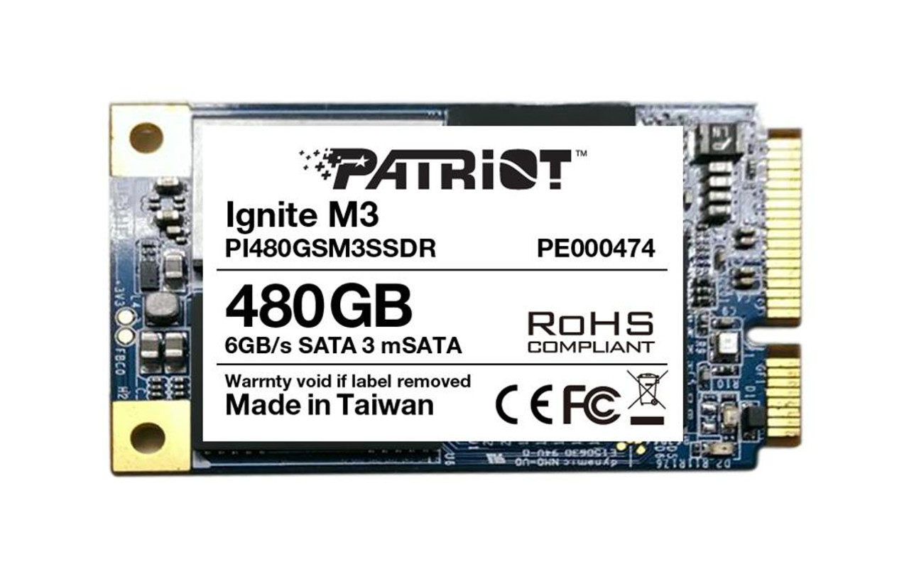 Kong Lear R bliver nervøs PI480GSM3SSDR Patriot SATA 6.0 Gbps 480GB Solid State Drive