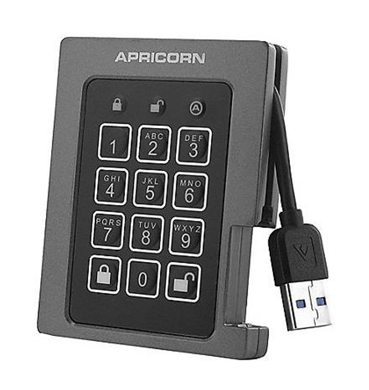 Assd 3pl256 1f Apricorn Aegis Padlock 1gb Usb 3 0 Aes 256 Fips 140 2 External Solid State Drive Ssd Assd 3pl256 1f Apricorn Aegis Padlock 1gb Usb 3 0 Aes 256 Fips 140 2 External Solid State Drive Ssd