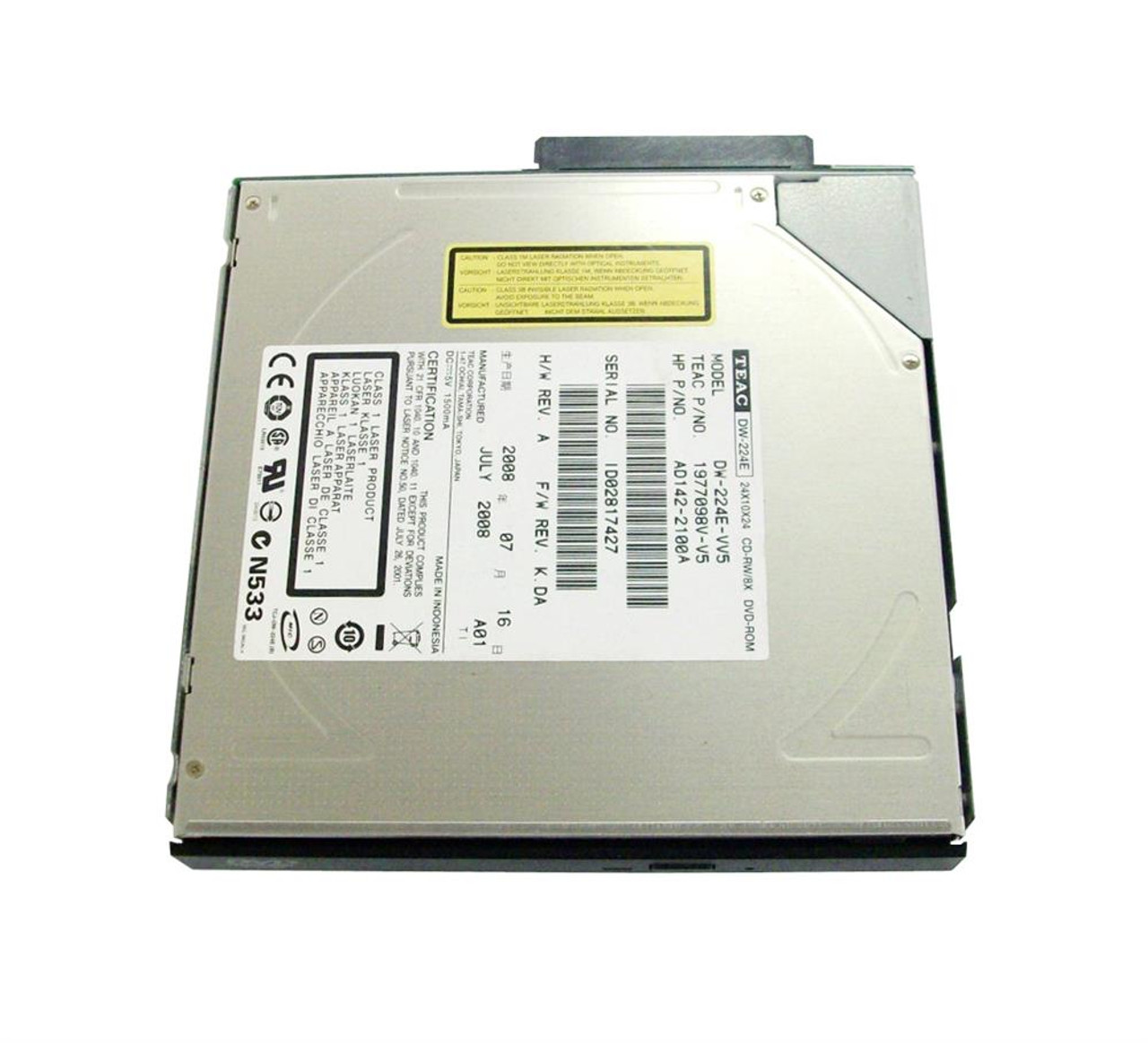 Ad142 2100a Hp Dvd Rom Drive Slimline 8x