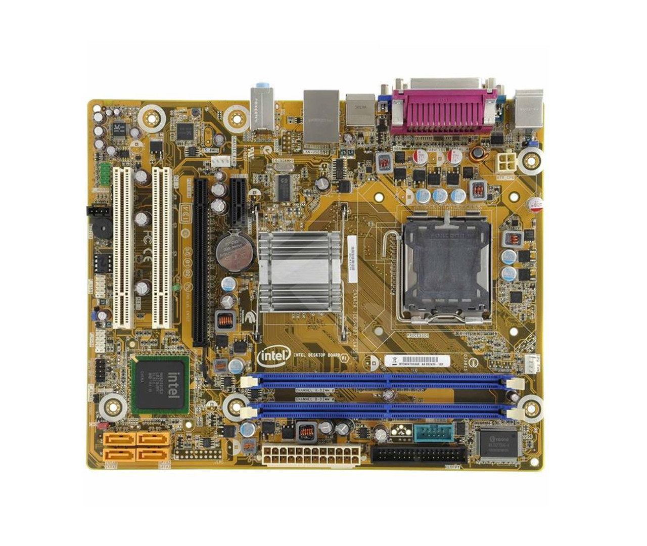 BOXDG41CN Intel Desktop Motherboard iG41 Express Chipset Socket T LGA775 micro ATX x Processor Support (Refurbished)