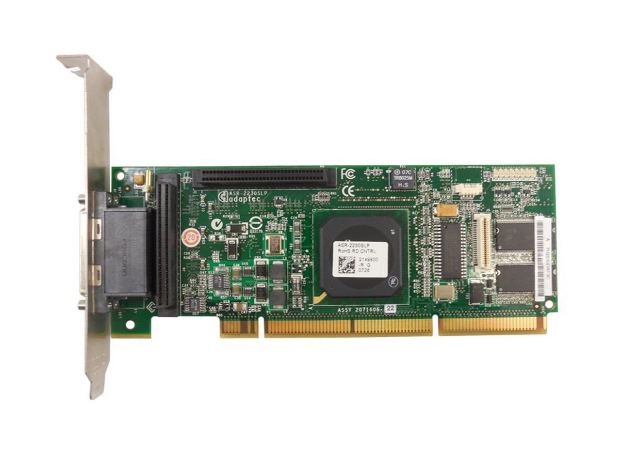 2118800R2230SLP Adaptec SCSI Raid 2230slp Dual-channel PCI-X Controller