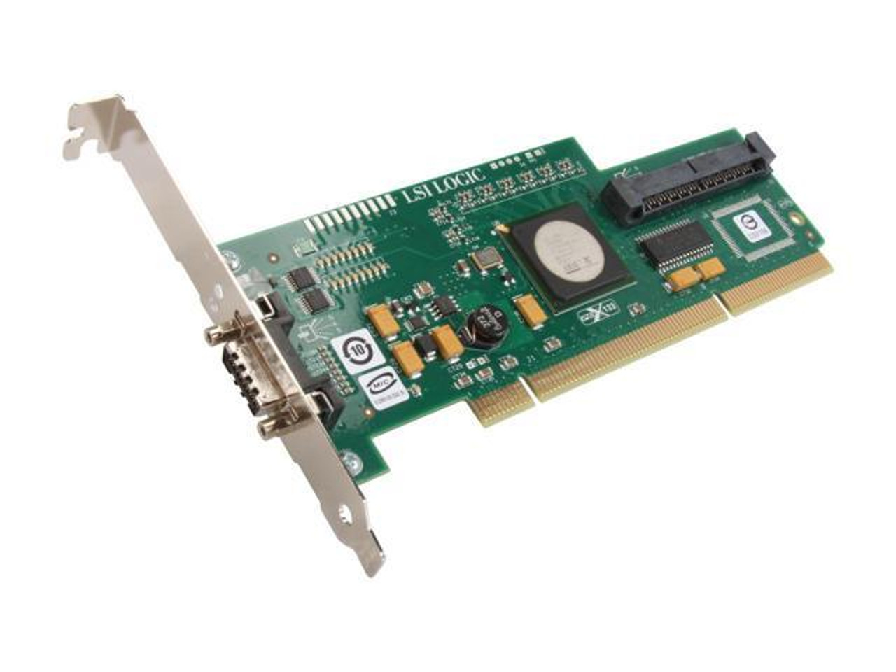 LSI00100/SAS3442X-R LSI Logic SAS3442X-R 8-Port SAS 3Gbps / SATA 3Gbps  64-Bit 133MHz PCI-X MD2 Low Profile RAID 0/1/1E/10E Controller Card