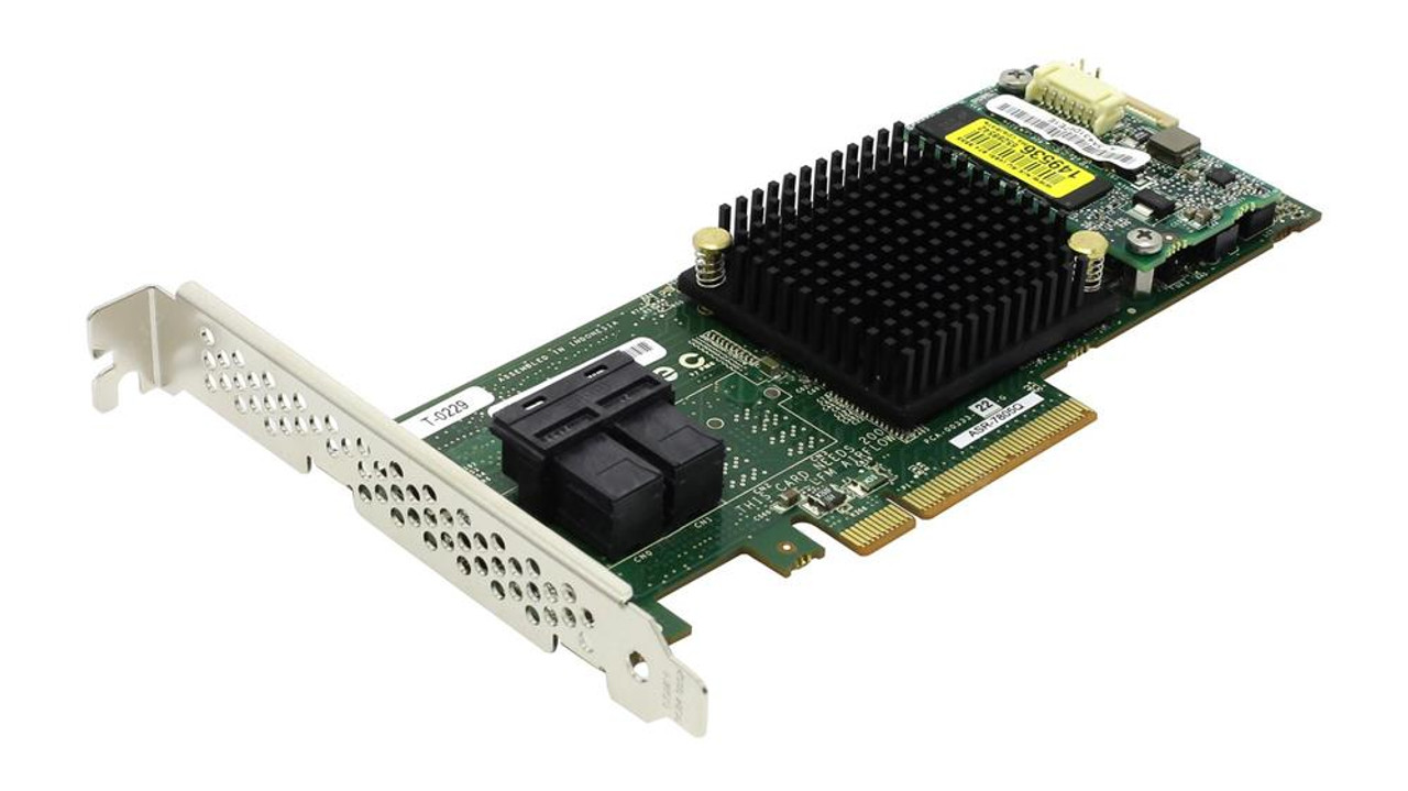 ASR-7805Q Adaptec maxCache 3.0 8-Ports SAS/SATA 6Gbps PCI Express x8 RAID  Controller Card with Flash Daughterboard