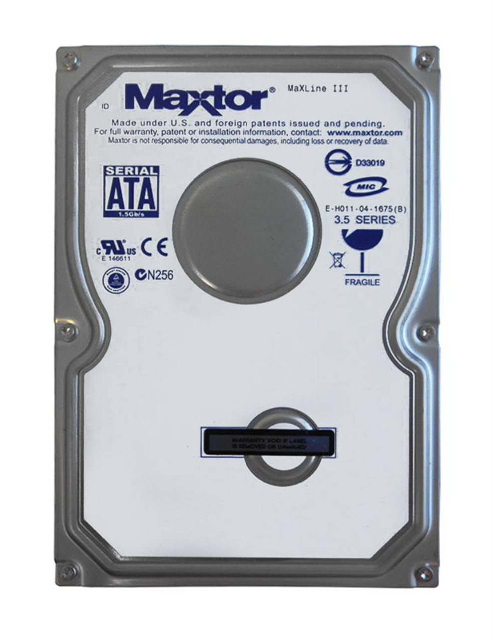 7B250S0-0665RA Maxtor 250GB 7200RPM SATA 1.5 Gbps 3.5 16MB Cache MaXLine  Hard Drive