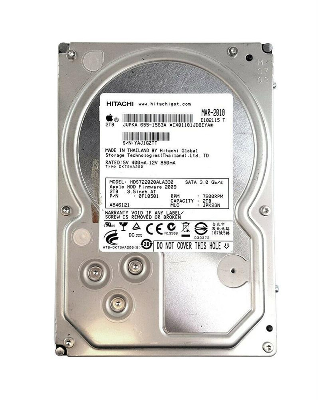 HUA722020ALA330-IBM Hitachi SATA 3.0 Gbps 2TB Hard Drive