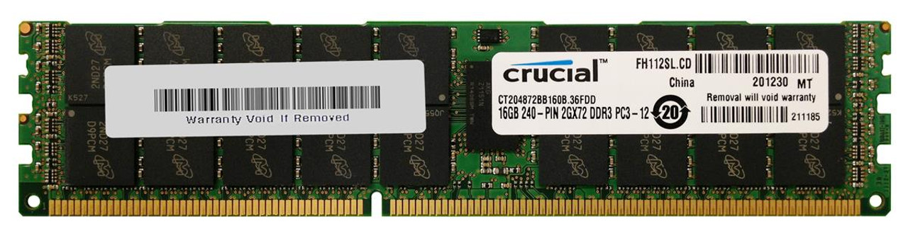 CT204872BB160B Crucial 16GB DDR3 Server Memory