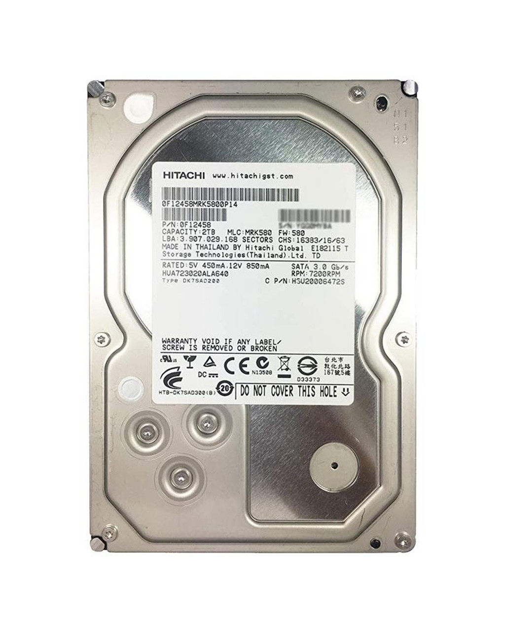 hitachi 2tb internal hard drive