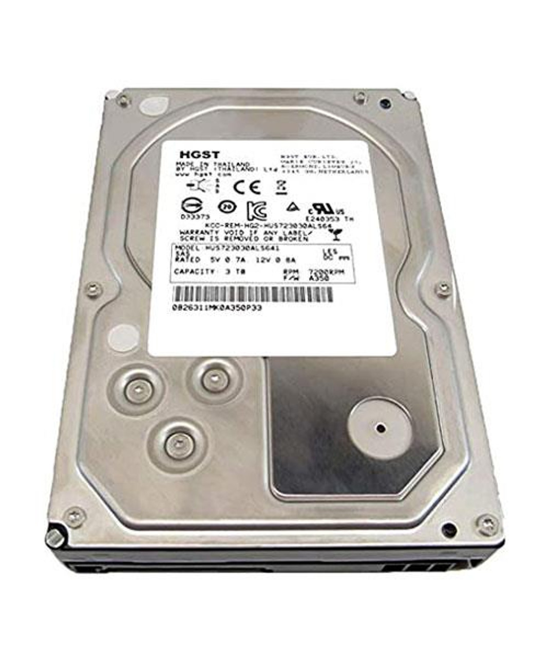 HUS723030ALS64 HGST Hitachi Ultrastar 7K3000 3TB 7200RPM SAS 6Gbps 64M