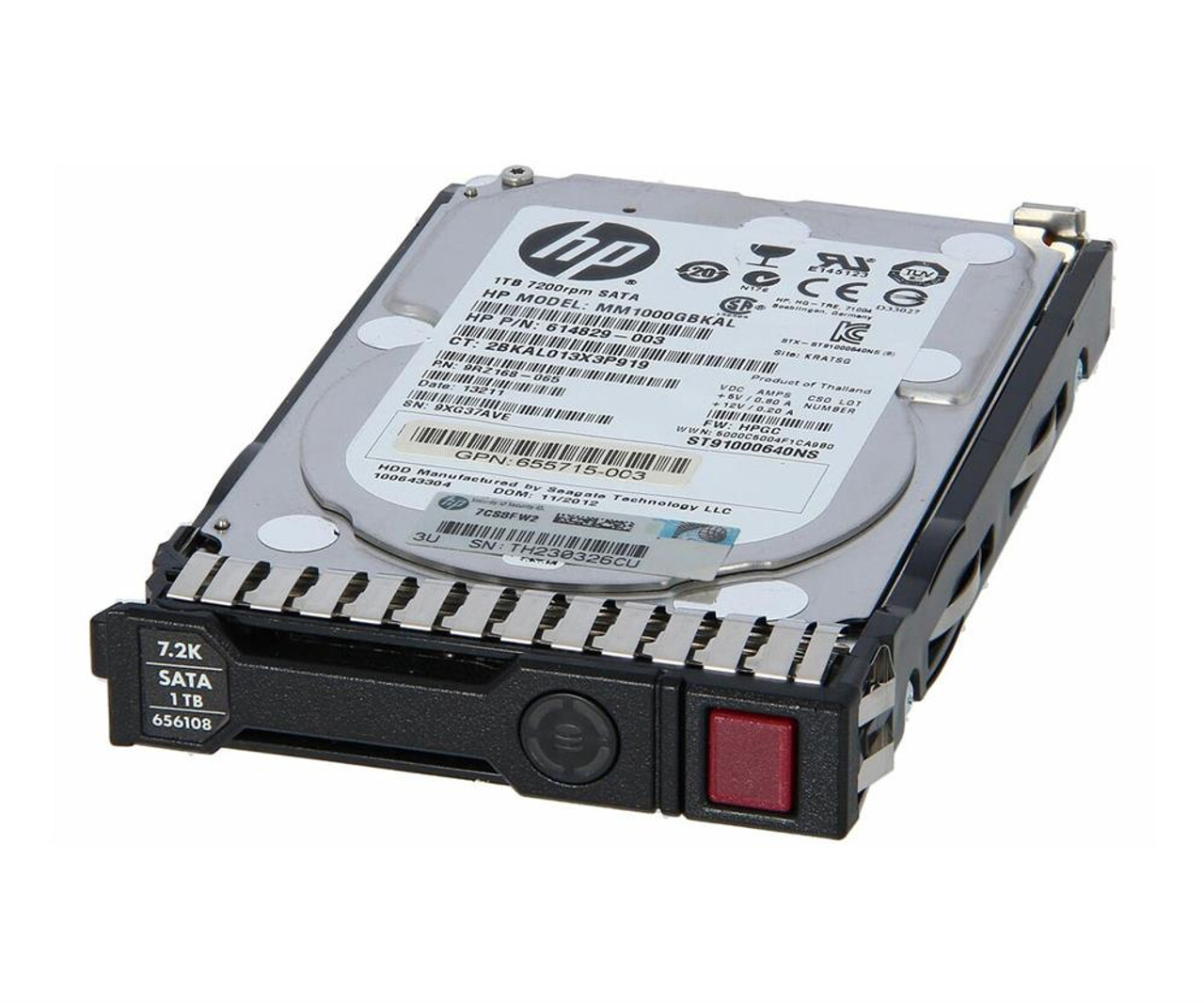 727397 HPE 1TB 7200RPM SAS 6Gbps 2.5-inch Internal Hard Drive