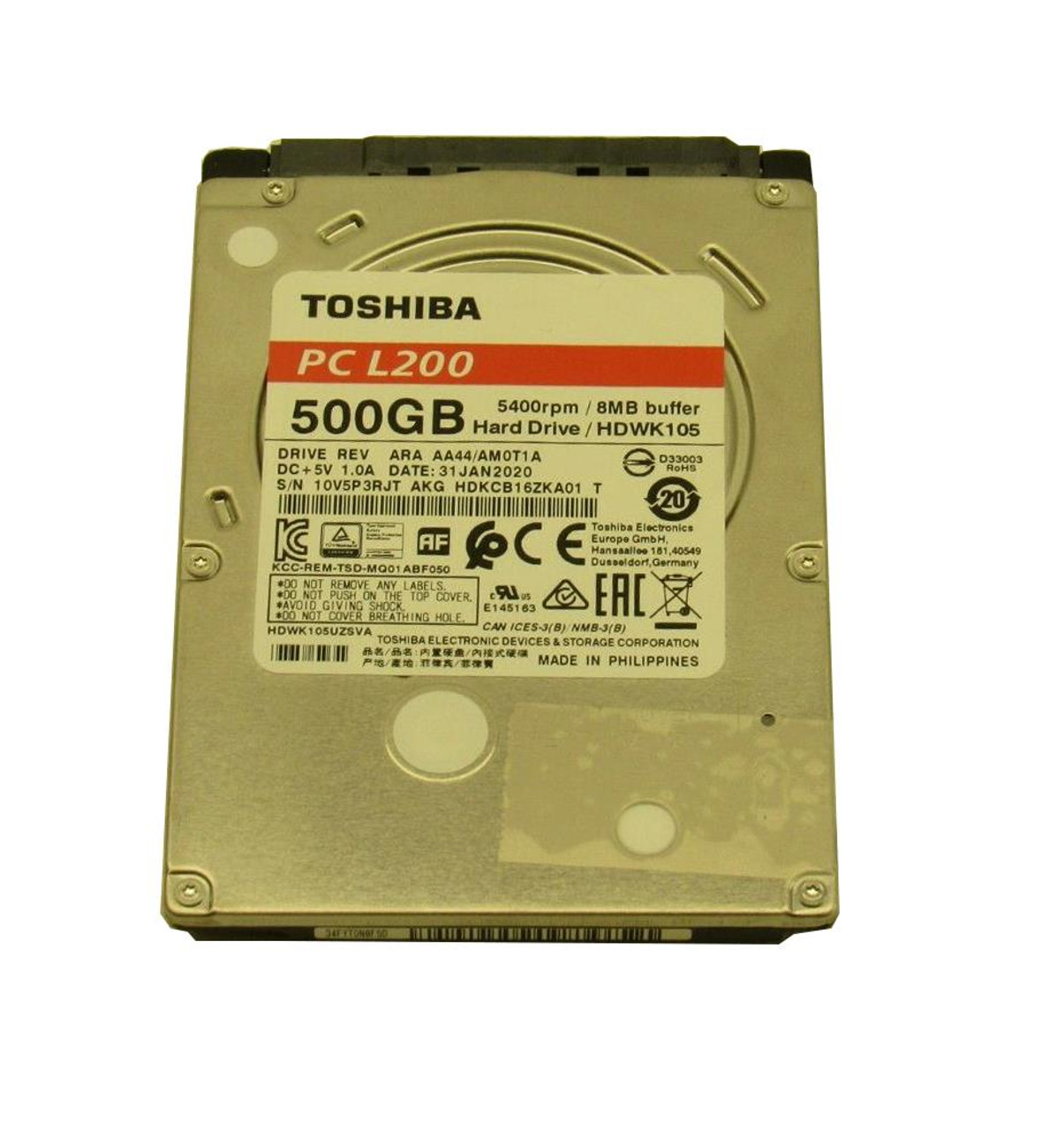 HDKCB16ZKA01 Toshiba-IMSourcing L200 500 GB Hard Drive - 2.5