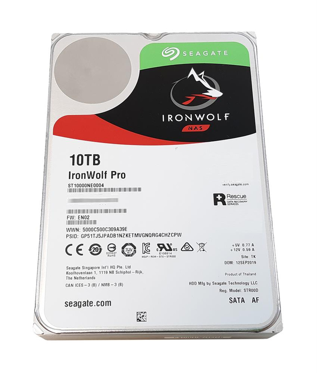 ST10000NE0004-2PK Seagate IronWolf Pro 10TB 7200RPM SATA 6Gbps 256MB C