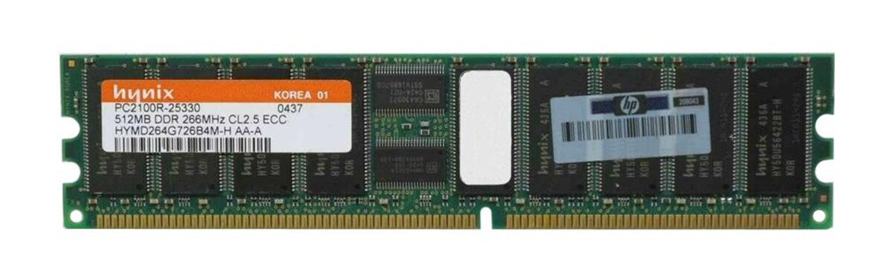 HYMD264G726B4MH/HY5D Hynix 512MB PC2100 DDR-266MHz Registered ECC CL2.5  184-Pin DIMM 2.5V Memory Module