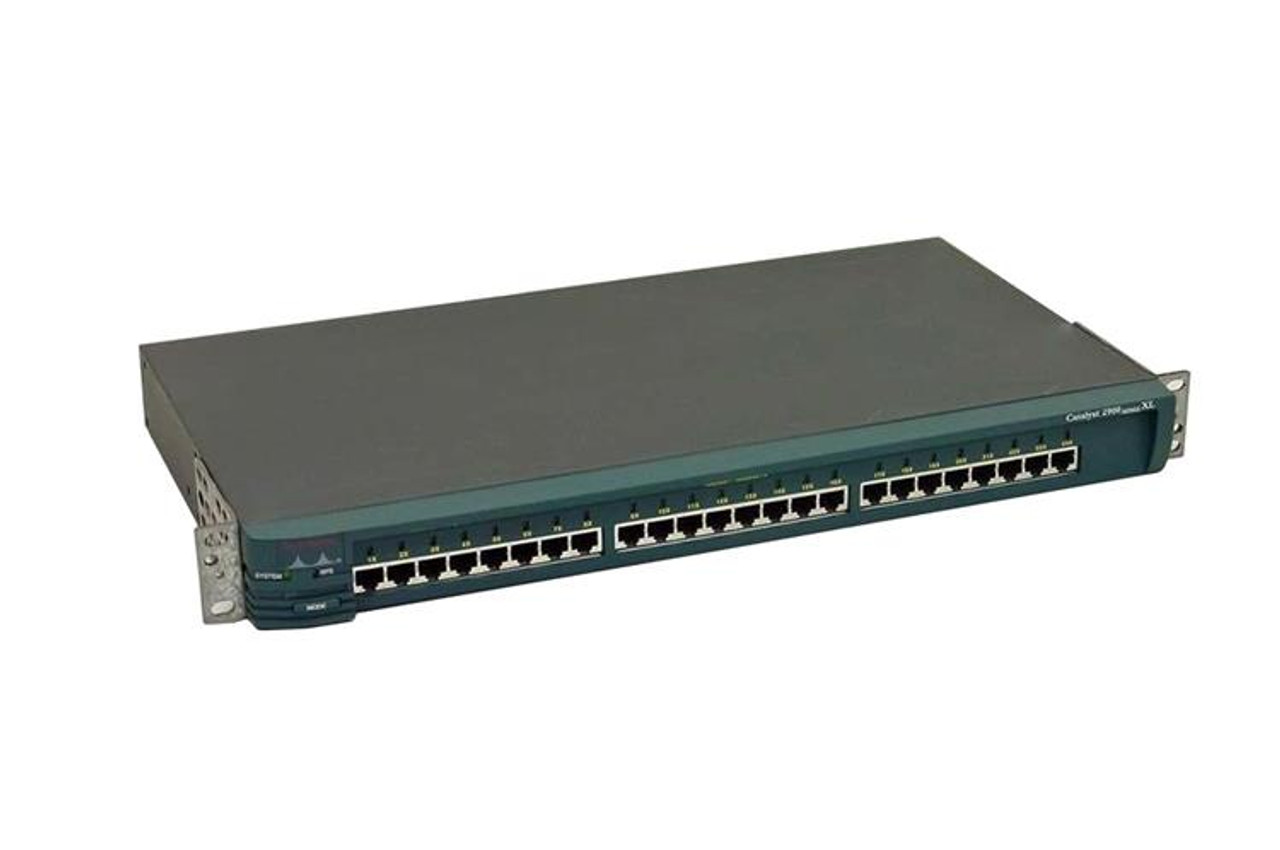 WS-C2924-XL-EN-RF Cisco Catalyst 2924 XL 10/100 24PT RJ45 RM Switch  (Refurbished)