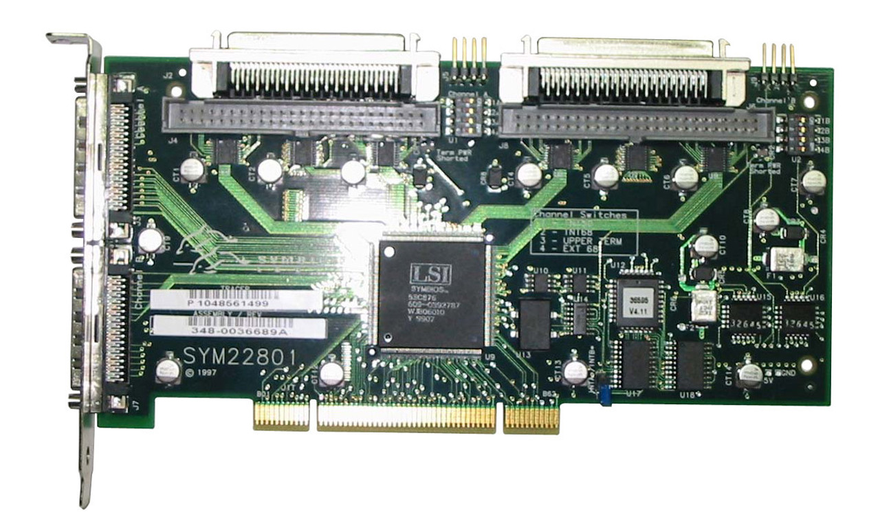 X6540A-RF Sun PCI Ultra Wide SCSI 40MBps Dual Channel Single Ended Card