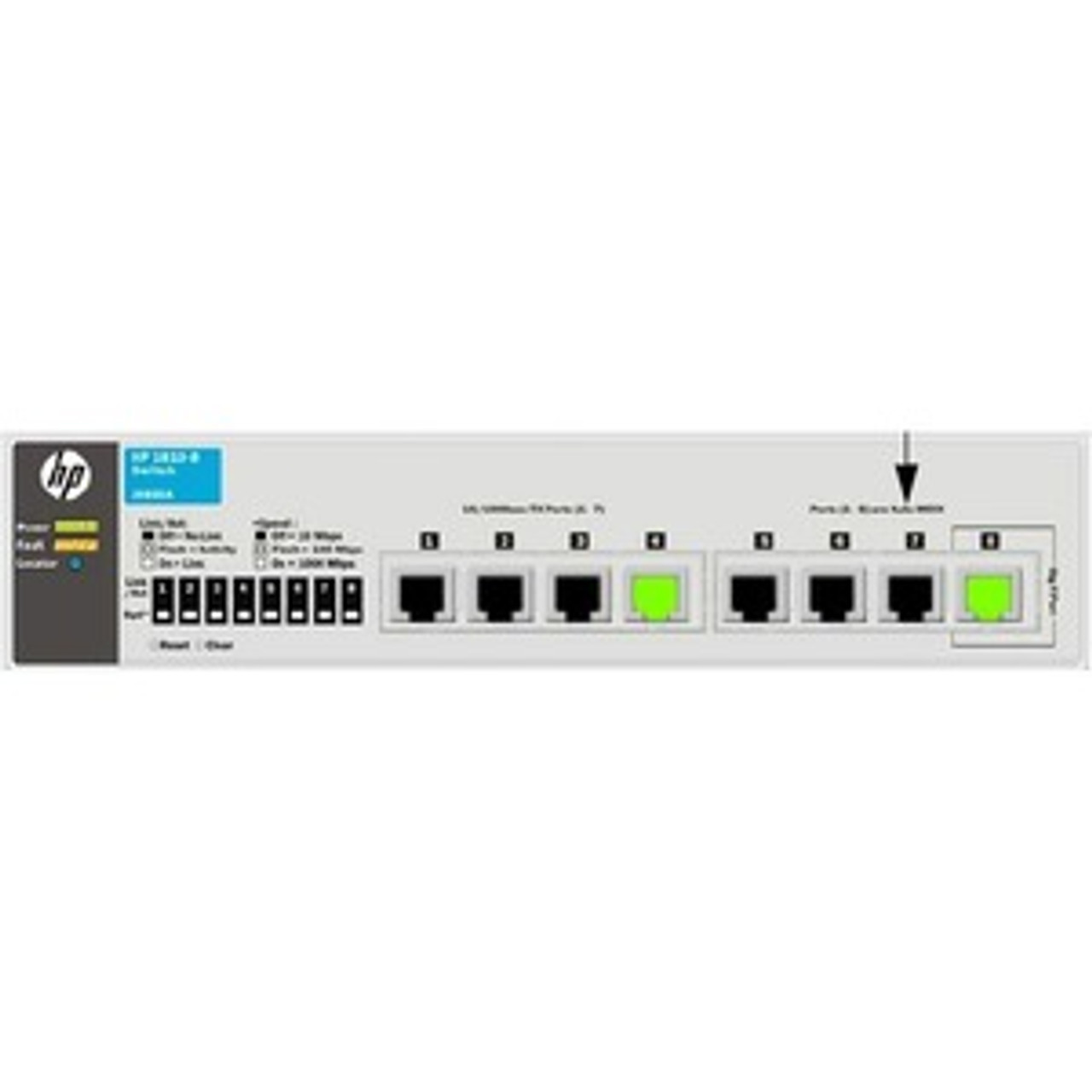 J9800A-RF HPE-IMSourcing 1810-8 Switch - 8 Ports - Manageable - Fast  Ethernet Gigabit Ethernet - 10/100Base-T 10/100/1000Base-TX - 2 Layer  Supported