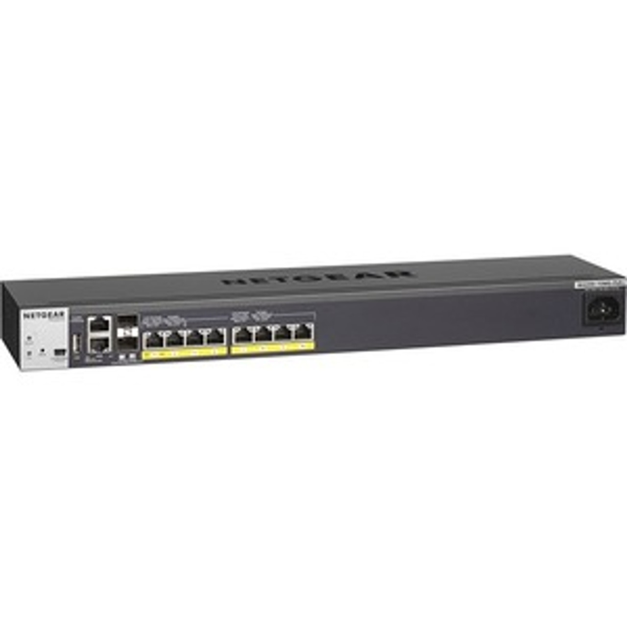 GSM4210P-100AJS Netgear ProSafe M4200-10MG-PoE-Plus Layer 3 Switch - 8  Ports - Manageable - Gigabit Ethernet 10 Gigabit Ethernet -  10/100/1000Base-TX