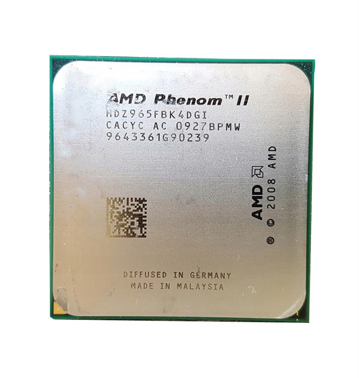 HDZ965FBK4DGI AMD Phenom II X4 965 Quad-Core 3.40GHz 4.00GT/s 6MB L3 C