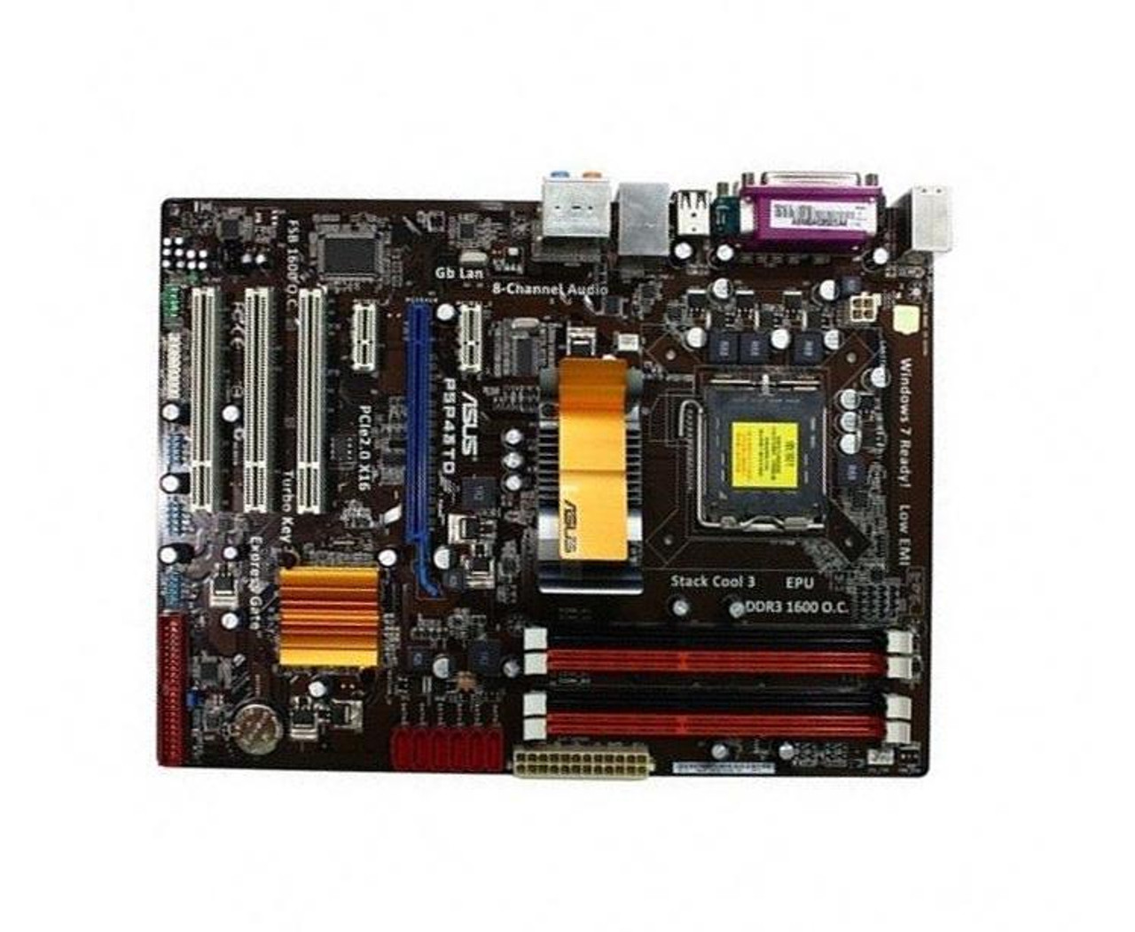 90-MIBA20-G0EAY00Z ASUS P5P43TD Intel P43 Chipset Core 2 Quad/ Core 2  Extreme/ Core 2 Duo/ Pentium Dual-Core/ Celeron Dual-Core Processors  Support Soc