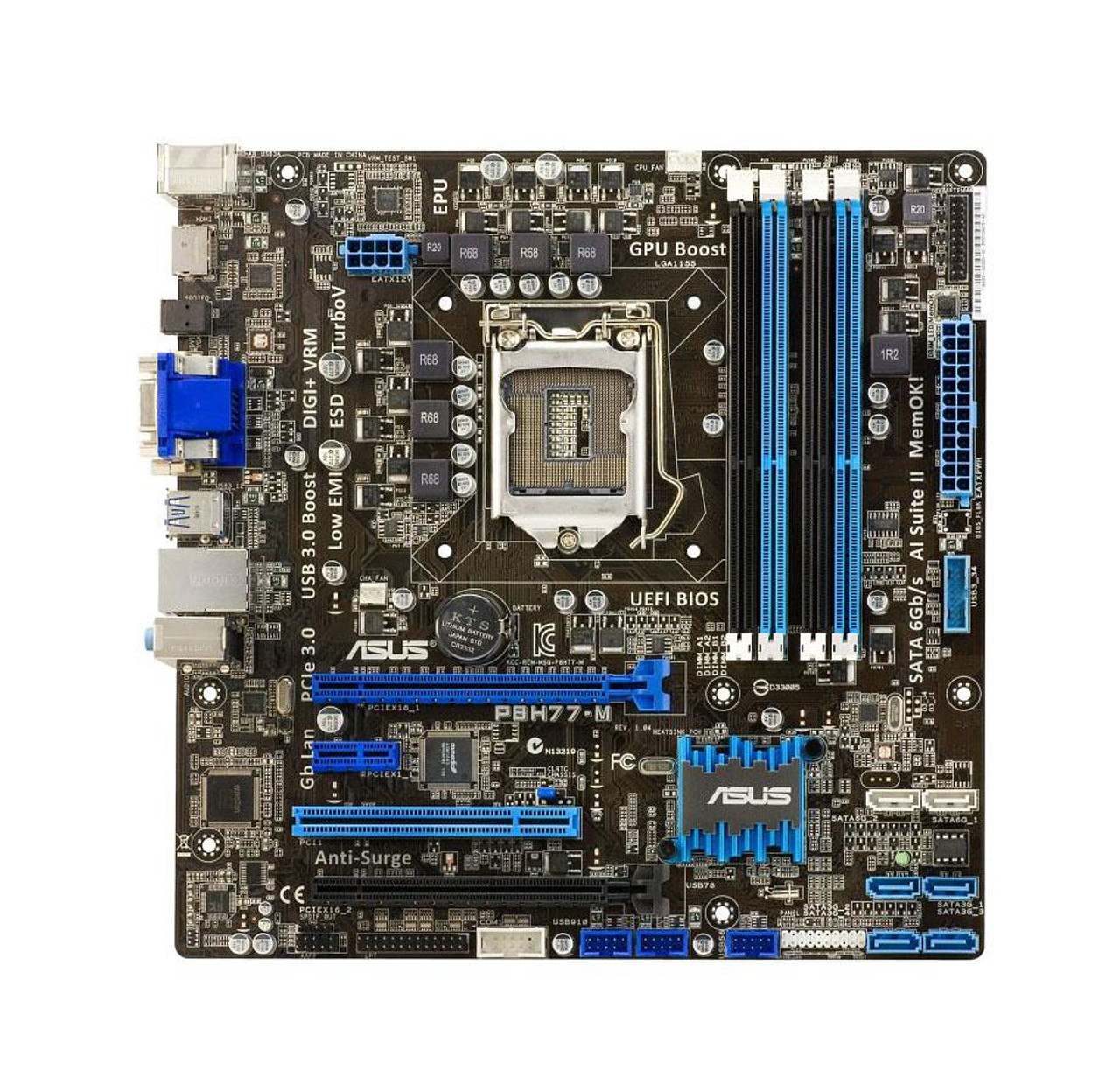 90-MIBHW0-G0EAY0KZ ASUS P8H77-M Socket LGA 1155 Intel H77 Chipset 3rd/