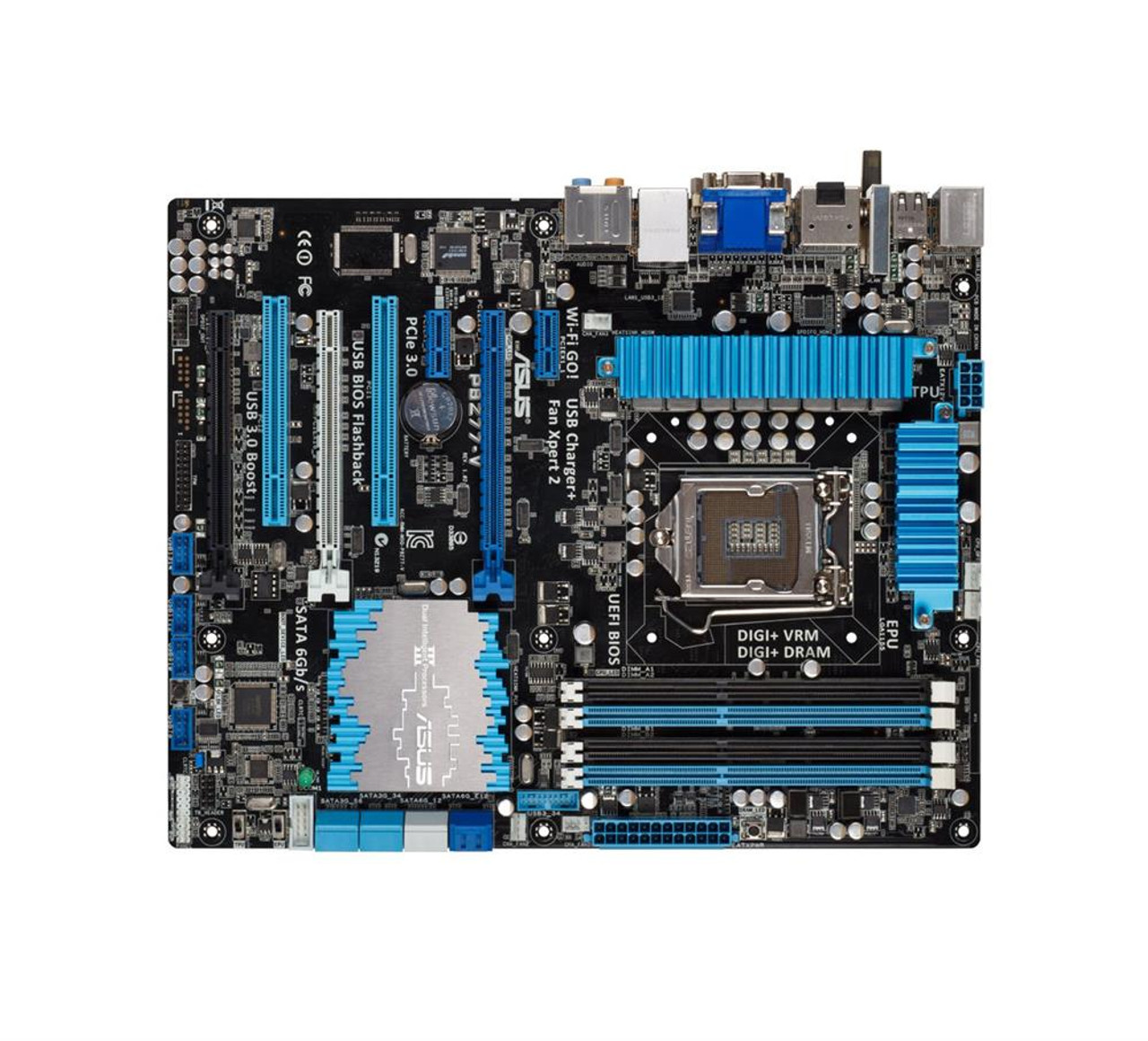 P8Z77-V-BO-R ASUS P8Z77-V Socket LGA 1155 Intel Z77 Chipset 3rd/2nd  Generation Core i7 / i5 / i3 / Pentium / Celeron Processors Support DDR3 4x  DIMM 2