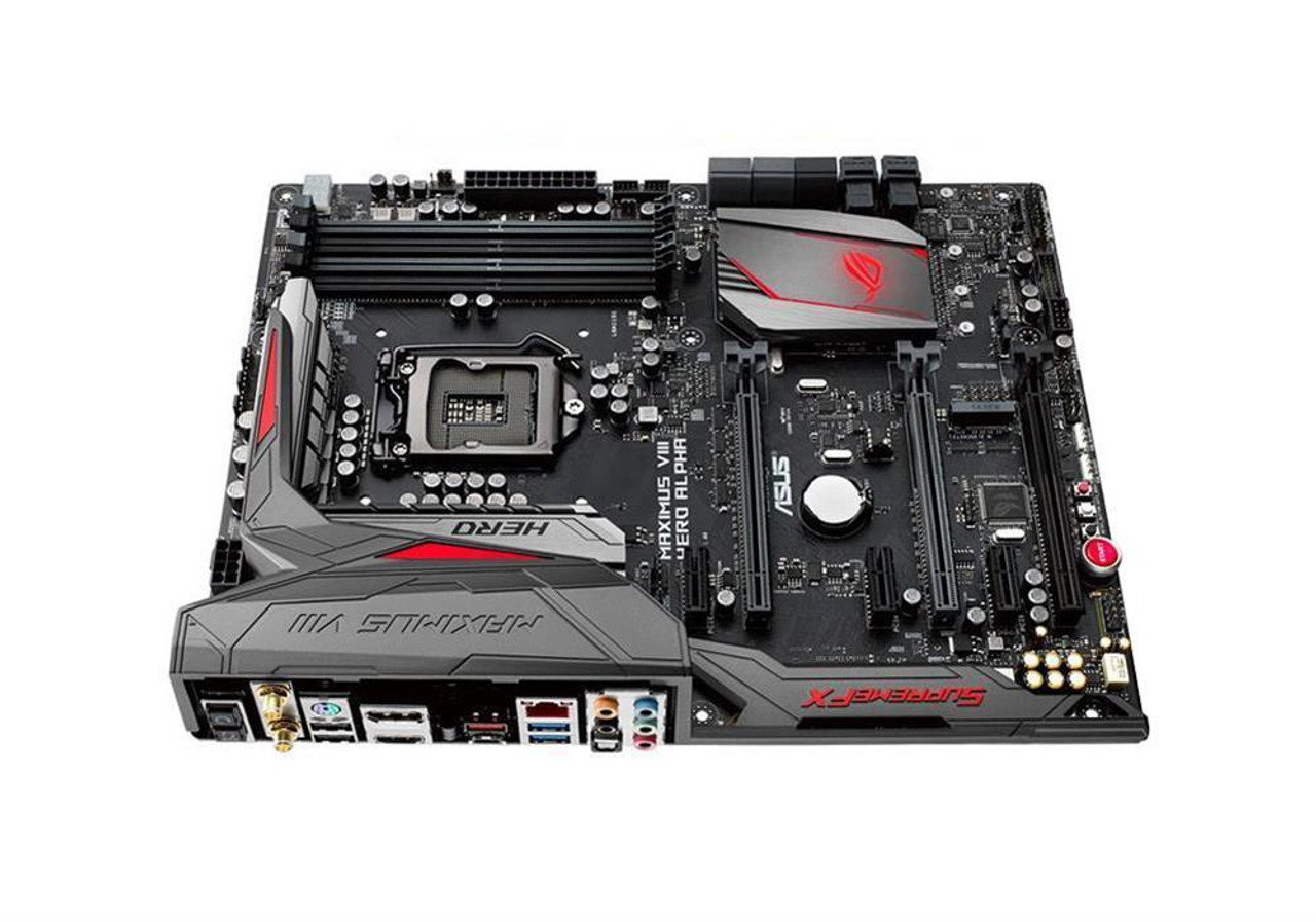 90MB0P50M0AAY0 ASUS ROG MAXIMUS VIII HERO ALPHA Socket LGA 1151 Intel Z170  Chipset Core i7 / i5 / i3 / Pentium / Celeron Processors Support DDR4 4x DI