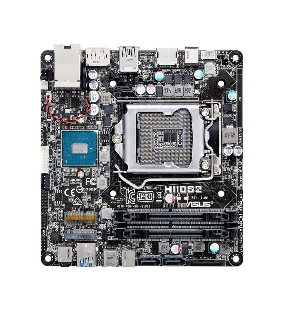 90mb0rm0 M0eay0 Asus H110s2 Socket Lga 1151 Intel H110 Chipset 6th Gen 1549