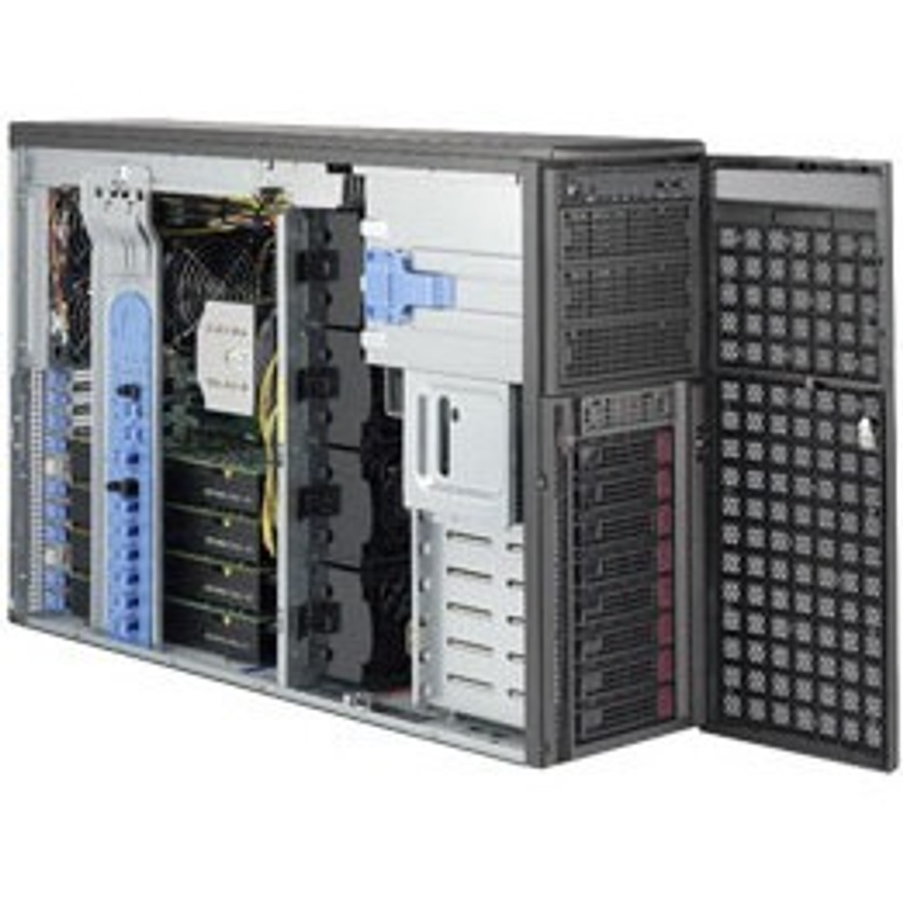 SYS-7049GP-TRT SuperMicro X11DPG-QT Socket LGA 3647 Intel C621 Chipset  Intel Xeon Processors Support DDR4 16x DIMM 10x SATA3 6.0Gb/s Proprietary  Mothe