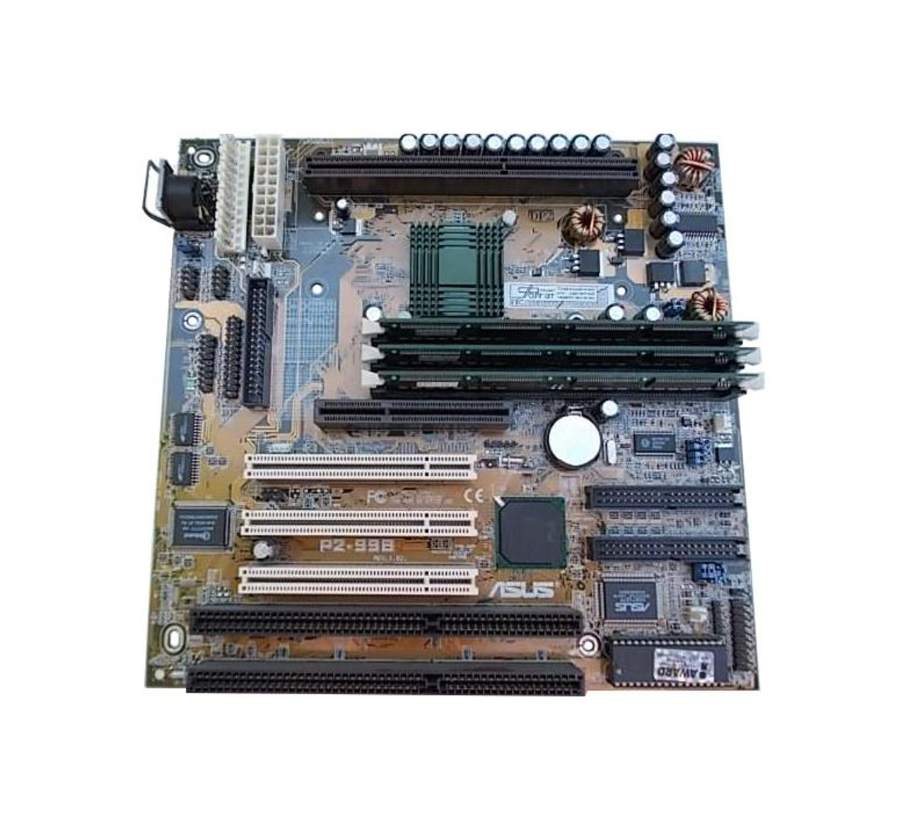 P2-99B ASUS Socket Slot 1 Intel Pentium III/ Celeron Processors Support  SDRAM 3x DIMM ATA AT Motherboard (Refurbished)