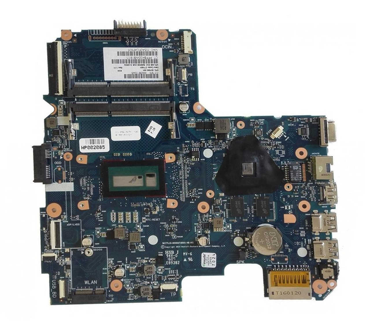 827685-001 HP System Board (Motherboard) With Intel Core i3-5005u Proc