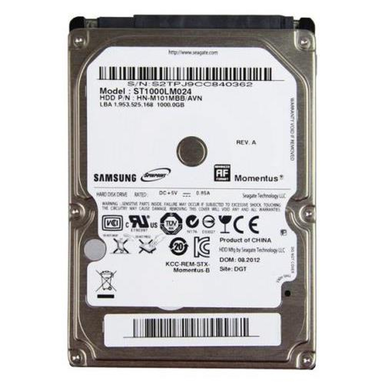 HN-M101MBB SATA 3.0 Gbps 1TB Hard Drive