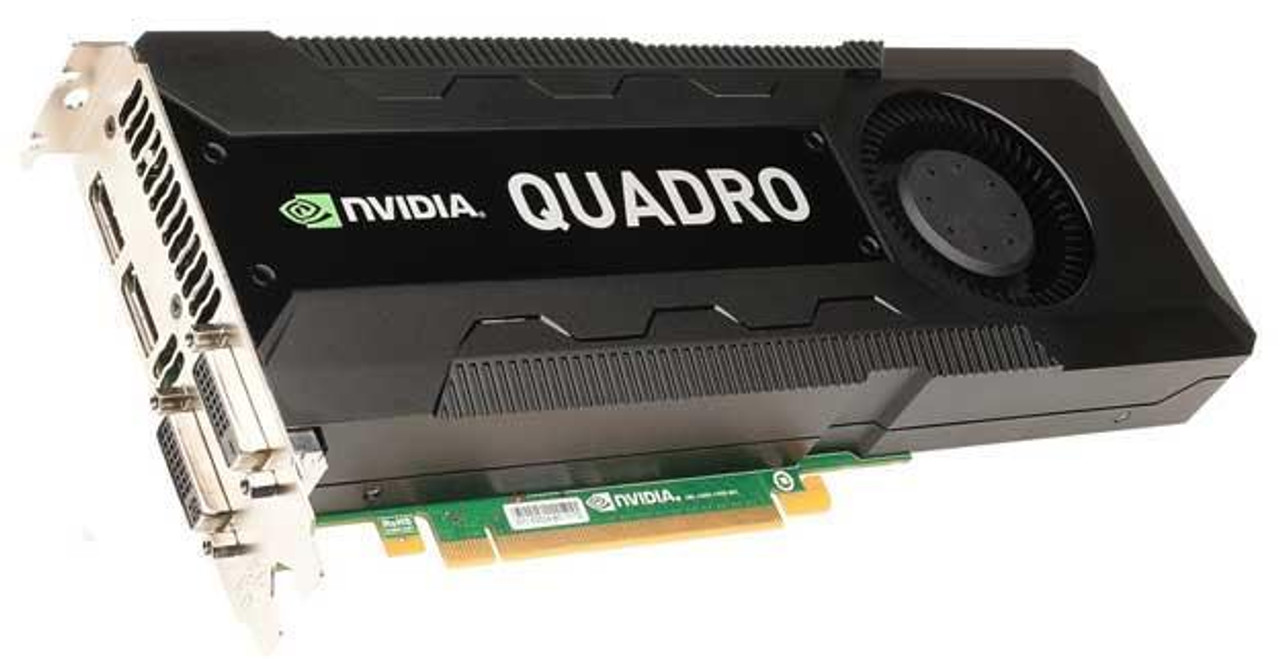 K5000 Nvidia Quadro 4GB GDDR5 256-Bit PCI-Express 2.0 x16 Dual DVI / D