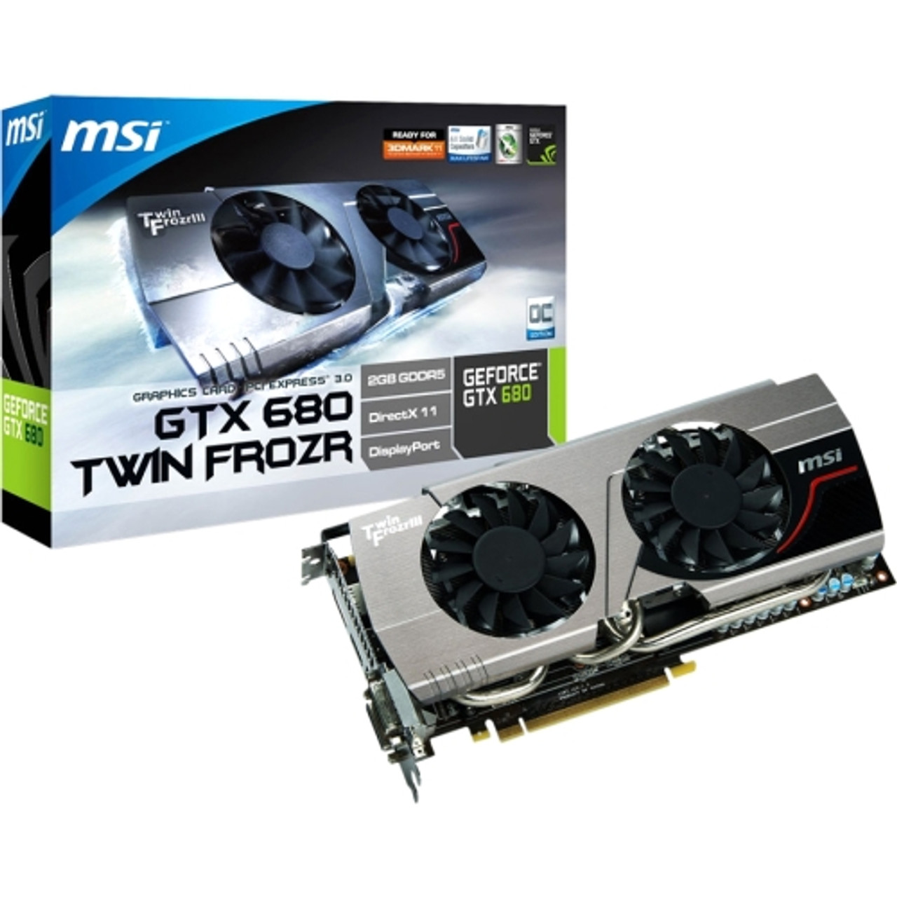 N680GTXTWINFROZR2GD5 MSI Nvidia 680 2GB GDDR5 2DVI Vga PCI Express Vid