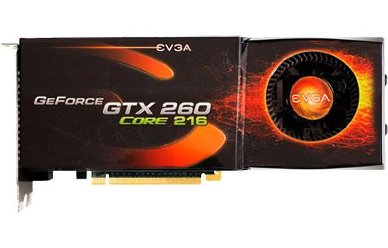 896P31268 EVGA nVidia GeForce GTX 260 FTW Edition 896MB 448 Bit GDDR3 PCI Express 2.0 Video Graphics Card