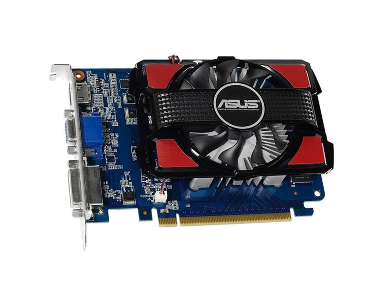 90YV03D2 M0NA00 ASUS GT630 2GD3 V2 Nvidia GeForce GT 630 2GB DDR3 128 Bit HDMI DVI I D Sub HDCP PCI Express 2.0 Video Graphics Card